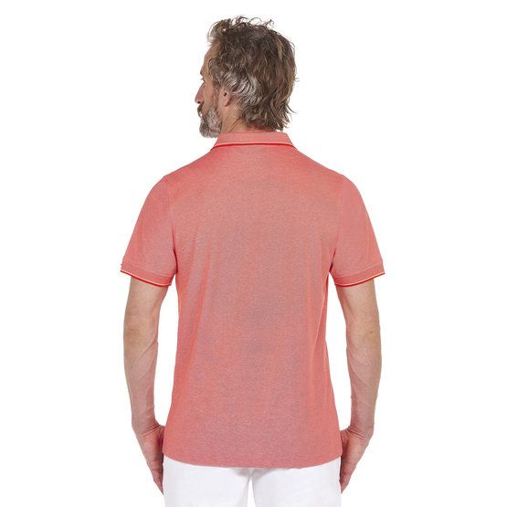 Daniel Springs basic Halbarm Polo orange