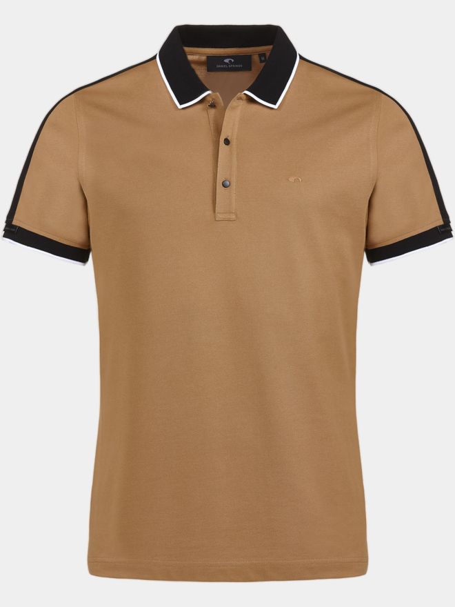 Daniel Springs Fashion Halbarm Polo camel