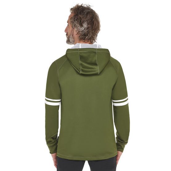 Daniel Springs hoody stretch sweatshirt olive