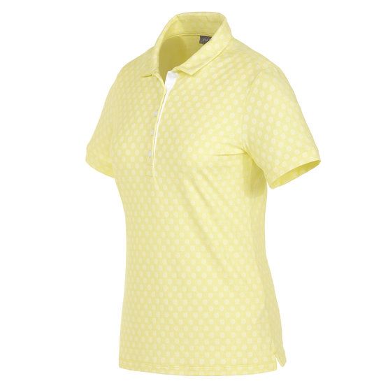 Valiente dot polo half sleeve polo yellow