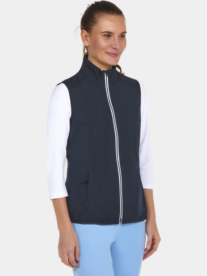 Valiente Windstopp Weste navy