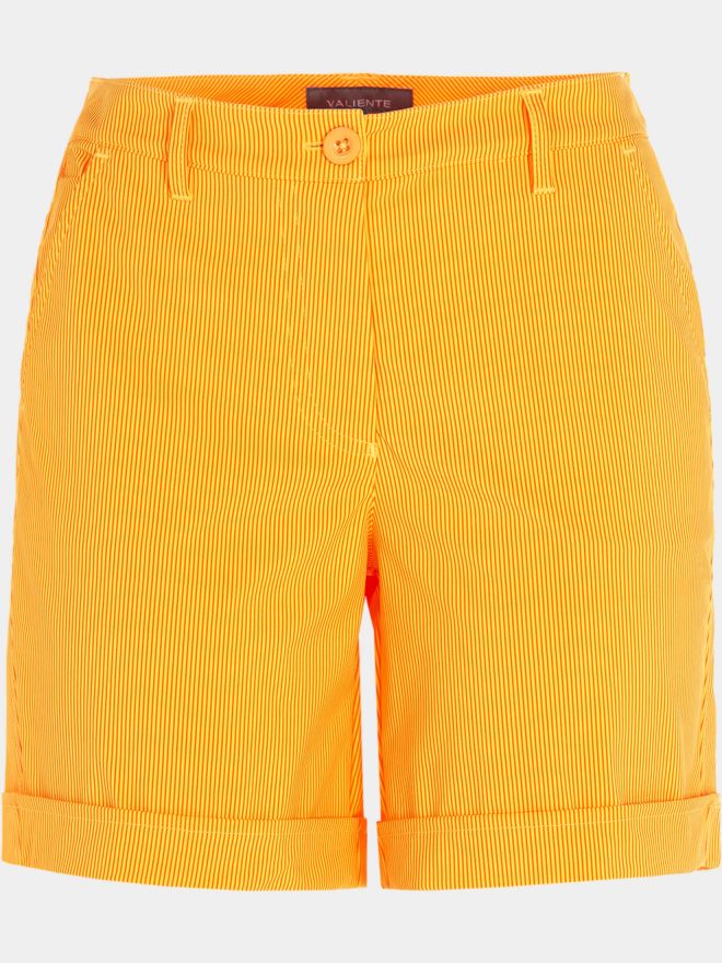 Valiente gestreifte Bermuda Shorts orange
