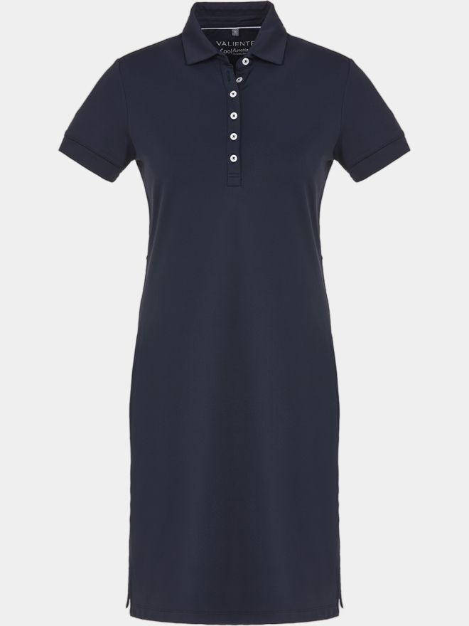 Valiente Halbarm Polokleid navy