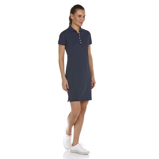 Valiente Halbarm Polokleid navy