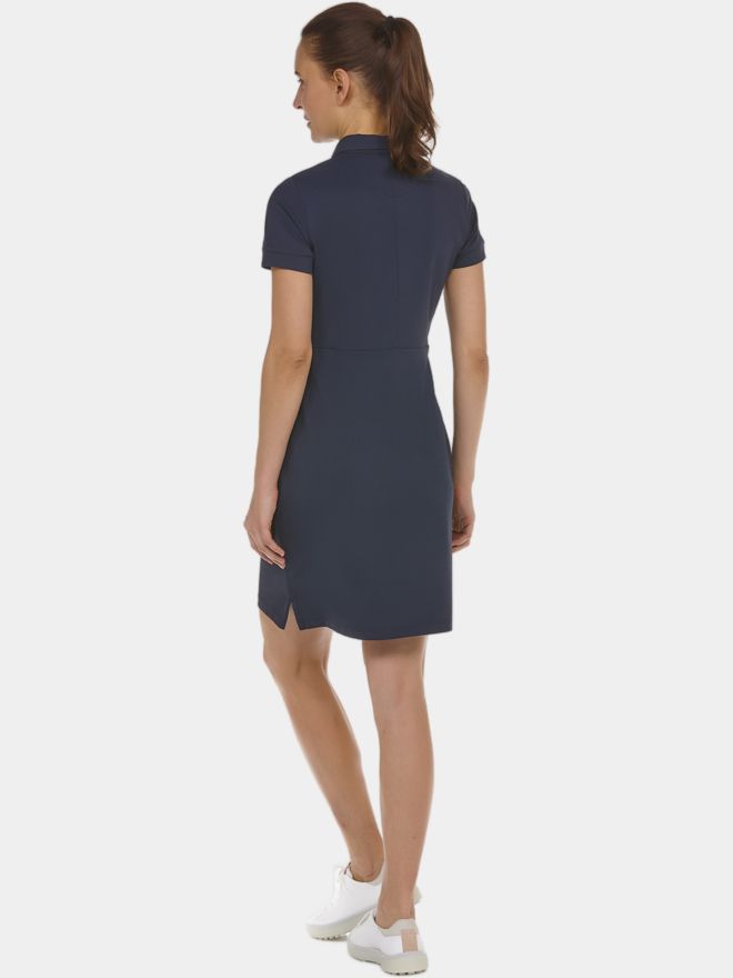 Valiente Halbarm Polokleid navy