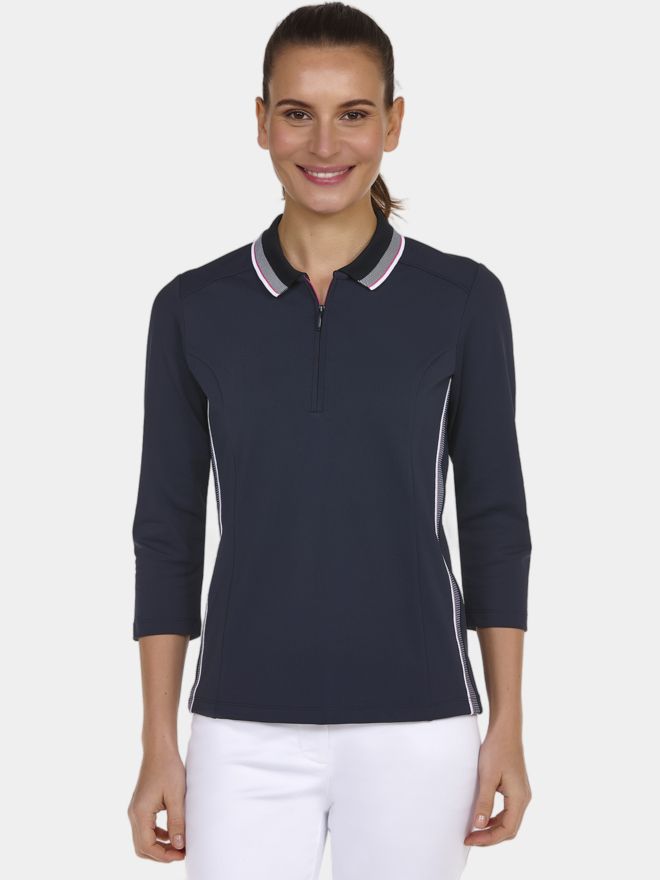 Valiente Poloshirt 3/4 Arm navy