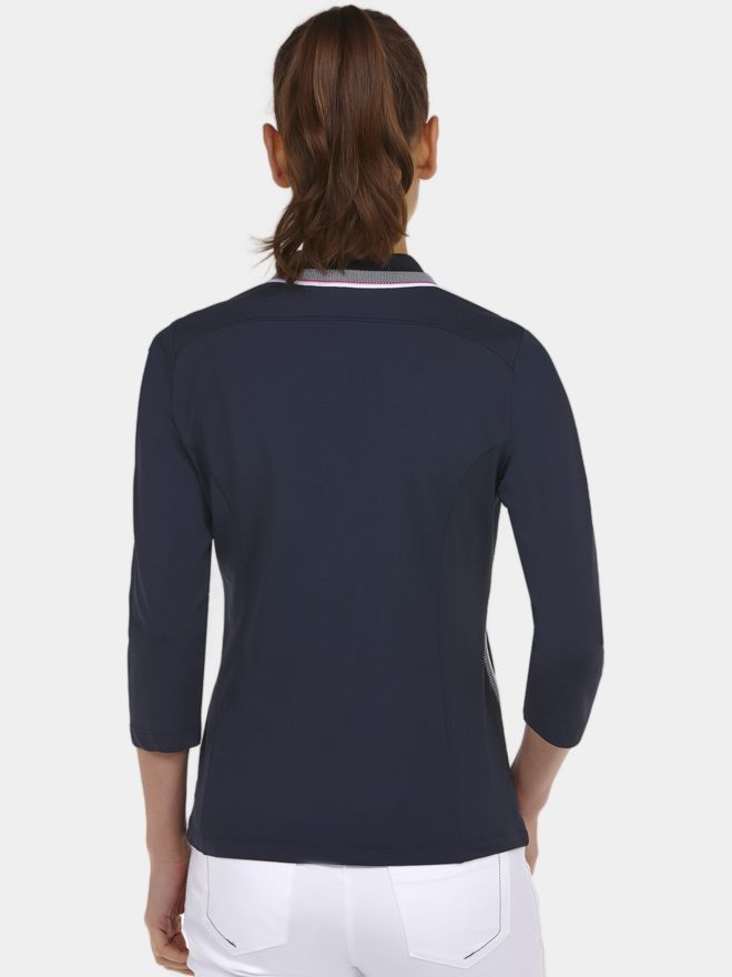 Valiente Poloshirt 3/4 Arm navy