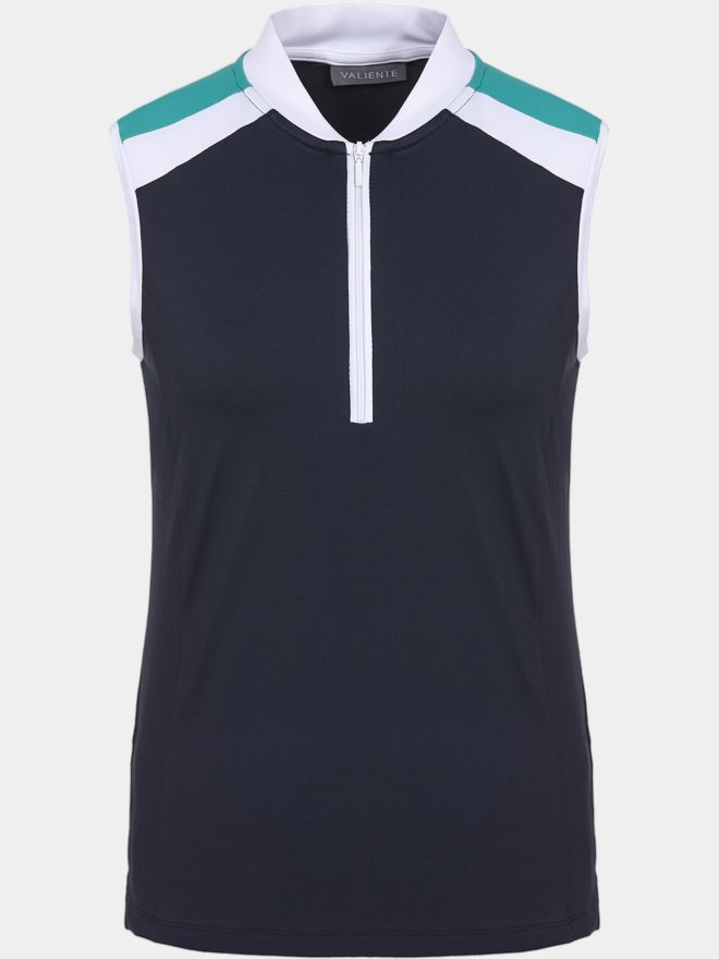 Valiente ärmelloses Polo navy