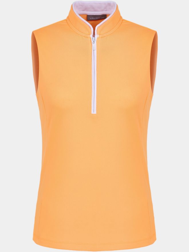 Valiente ärmelloses Polo orange