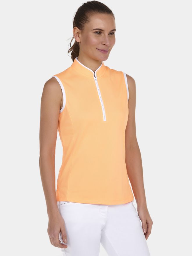 Valiente ärmelloses Polo orange