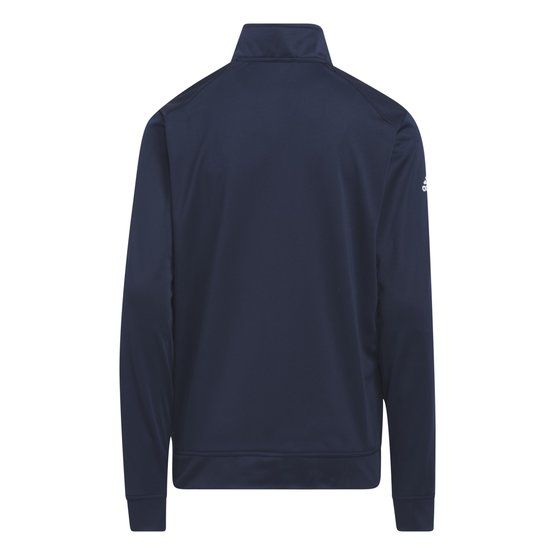 Adidas BOYS QUARTER ZIP HEATHER PULLOVER Stretch Midlayer navy