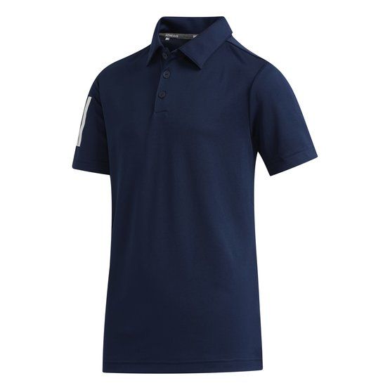 adidas THREE STRIPE Halbarm Polo navy