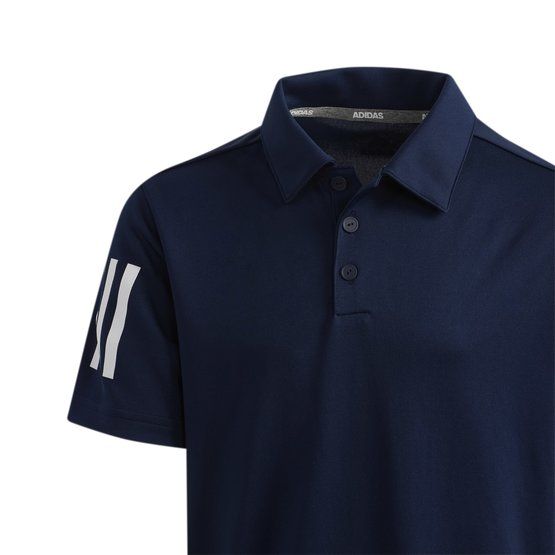 adidas THREE STRIPE Halbarm Polo navy
