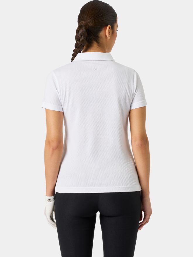 Daily Sports PEORIA half sleeve polo white