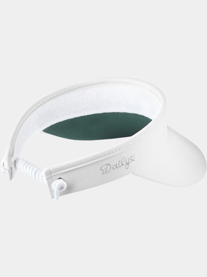 Daily Sports MARINA Spiralband Visor weiß