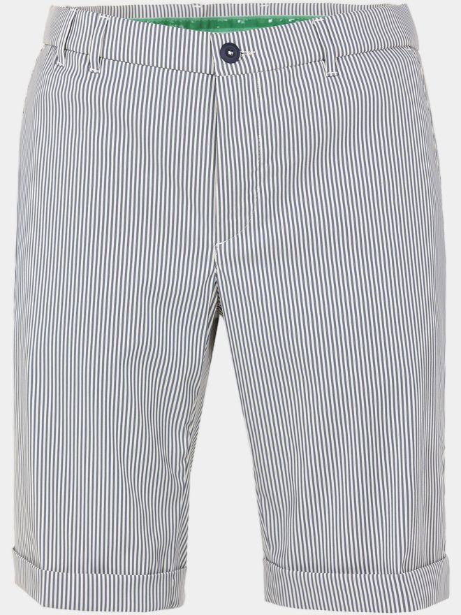 Alberto IAN-K - WR Summer Stripe Bermuda Hose blau