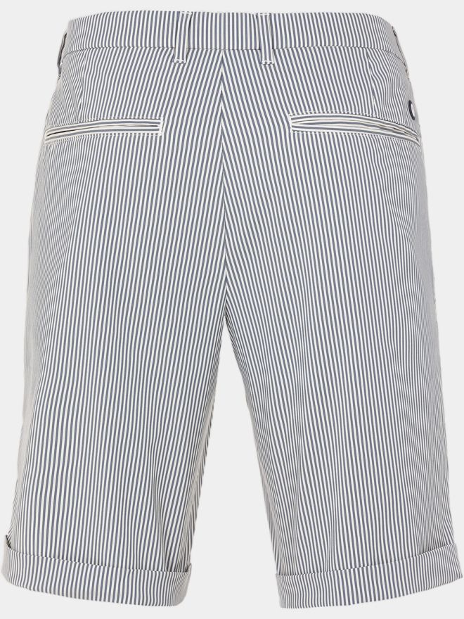 Alberto IAN-K - WR Summer Stripe Bermuda Hose blau