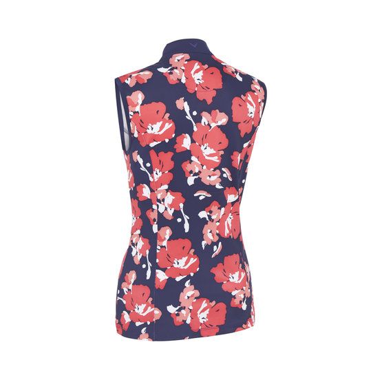 Callaway Large Scale Floral Polo navy