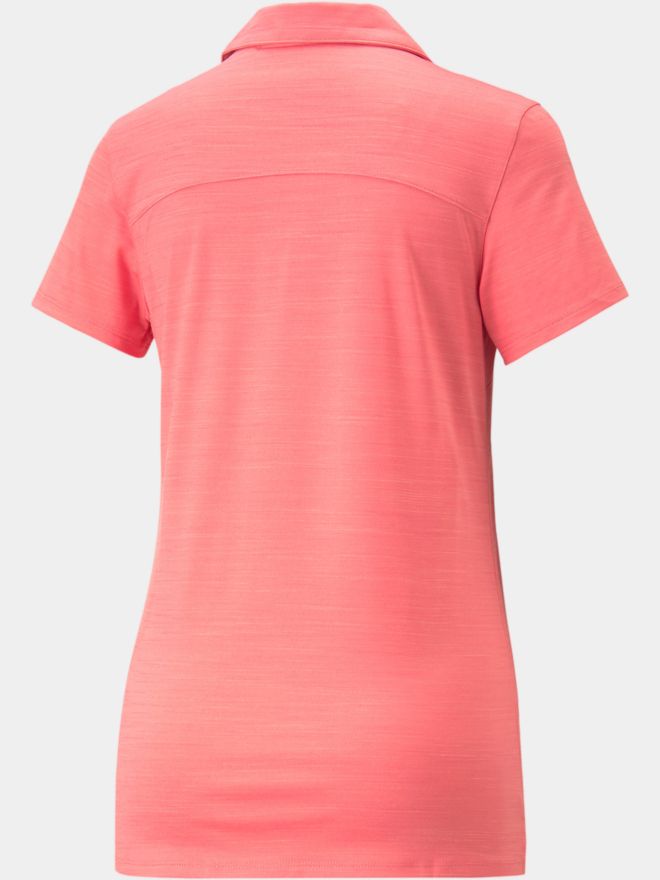 Puma Cloudspun Coast Halbarm Polo orange