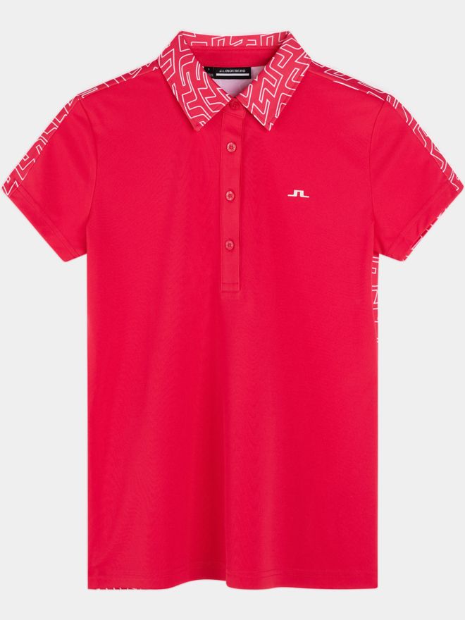 J.Lindeberg Cara Halbarm Polo pink