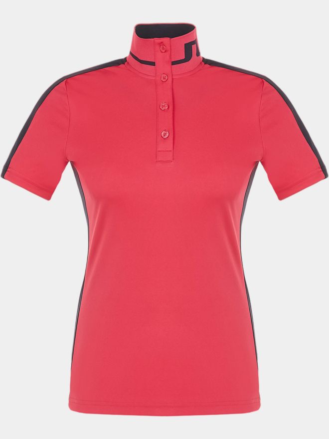 J.Lindeberg Pip Halbarm Polo pink