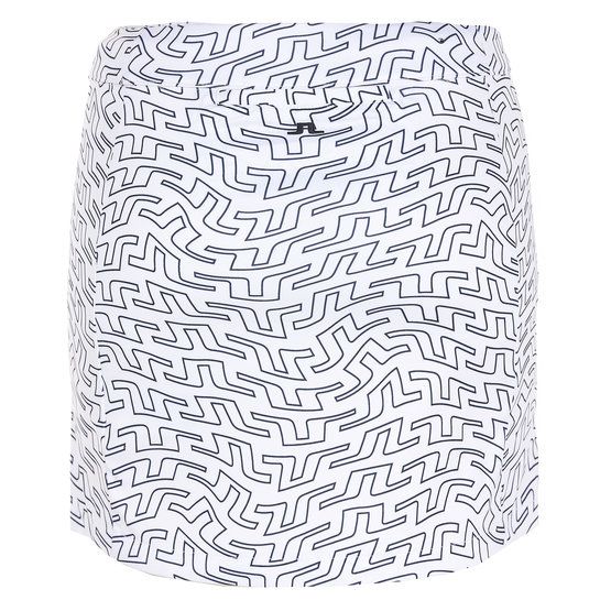 J.Lindeberg  Amelie Mid Print Skirt Short Skort white