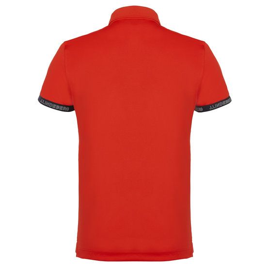 J.Lindeberg Guy Regular Halbarm Polo rot