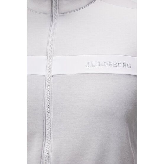 J.Lindeberg Jarvis Mid Layer Stretch Jacket light gray