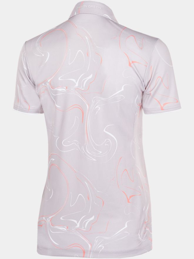 Galvin Green Malena Halbarm Polo hellgrau