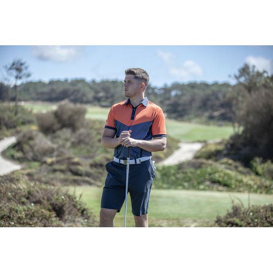 Galvin Green  Mateus half sleeve polo navy