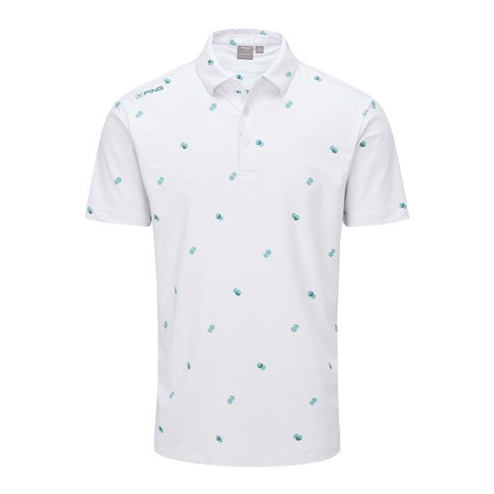 Ping Two Tone Half Sleeve Polo white