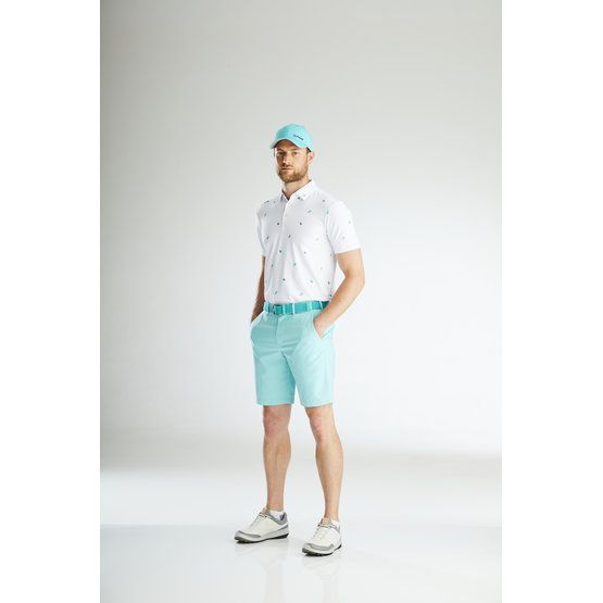 Ping Two Tone Half Sleeve Polo white