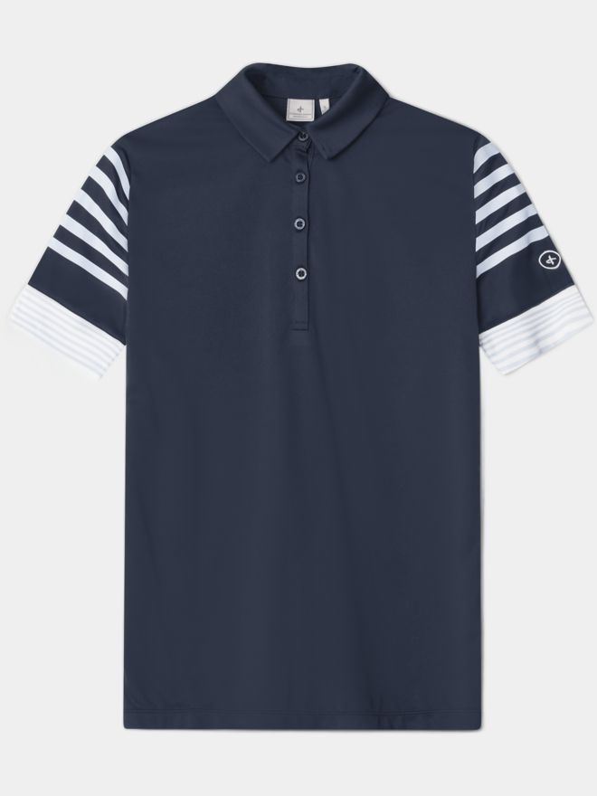 Cross SPORTY Halbarm Polo navy