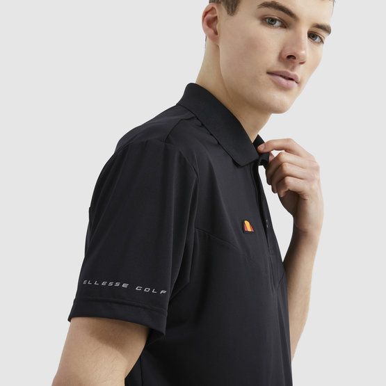 Ellesse Alsino Halbarm Polo schwarz