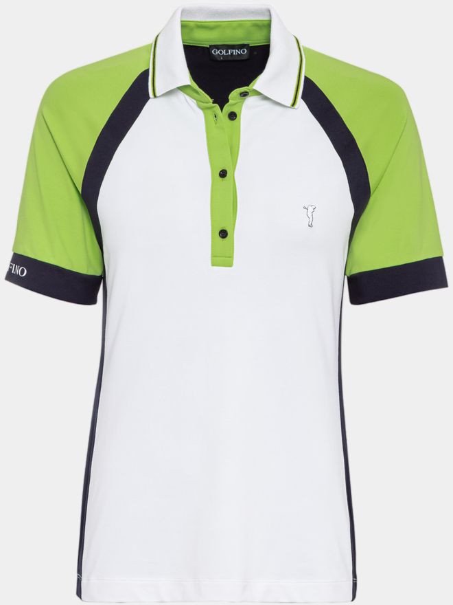 Golfino EH SHORT SLEEVE Halbarm Polo weiß