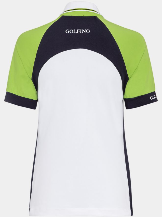 Golfino EH SHORT SLEEVE Halbarm Polo weiß