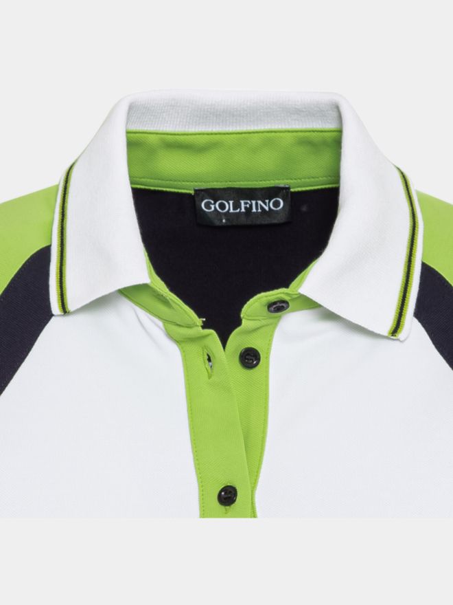 Golfino EH SHORT SLEEVE Halbarm Polo weiß
