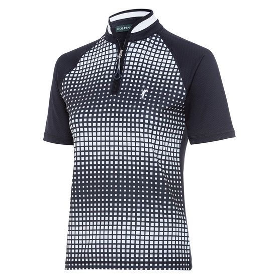 Golfino  DRIVE PRINTED TROYER Half Sleeve Polo navy