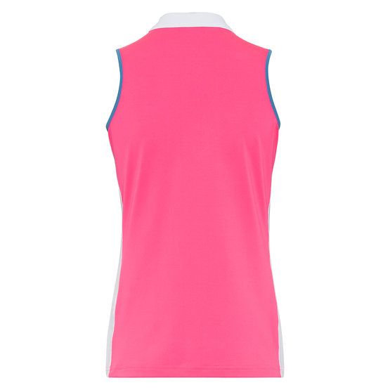 Golfino SURFING CALIFORNIA sleeveless polo pink