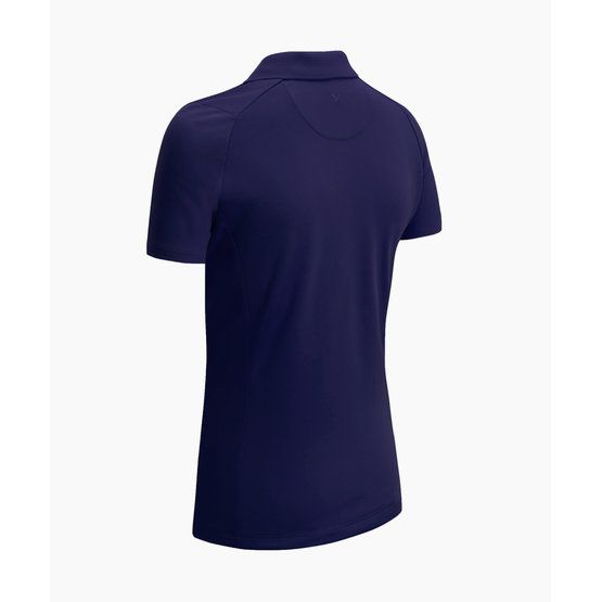 Callaway SWINGTECH LADIES SOLID half sleeve polo dark blue