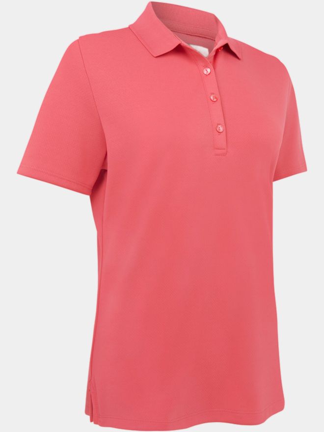 Callaway SWINGTECH LADIES SOLID Halbarm Polo pink
