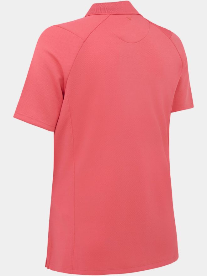 Callaway SWINGTECH LADIES SOLID Halbarm Polo pink