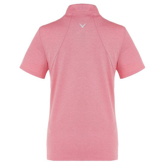 Callaway  SHORT SLEEVE TONAL HEATHER Half Sleeve Polo pink