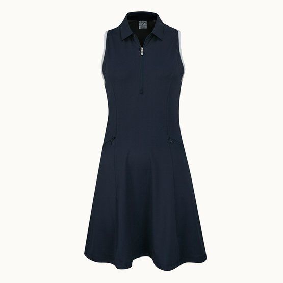 Callaway RACER BACK FLOUNCE DRESS sleeveless dress dark blue