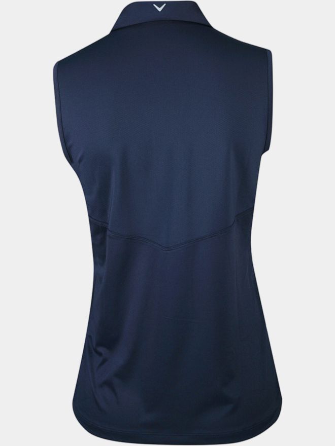 Callaway SLEEVELESS SHAPE SHIFTER GEO ohne Arm Polo dunkelblau