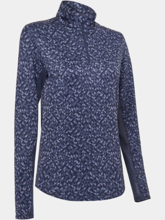 Callaway SHAPE SHIFTER GEO PRINTED TOP Stretch Unterzieher dunkelblau