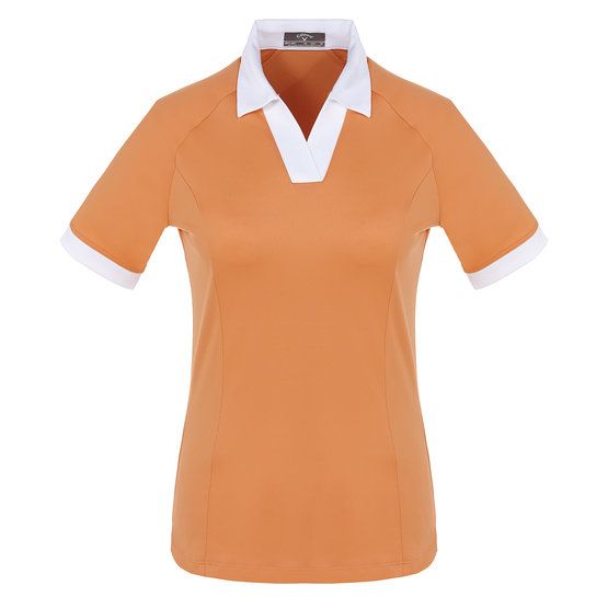 Orange polo shirt for women best sale