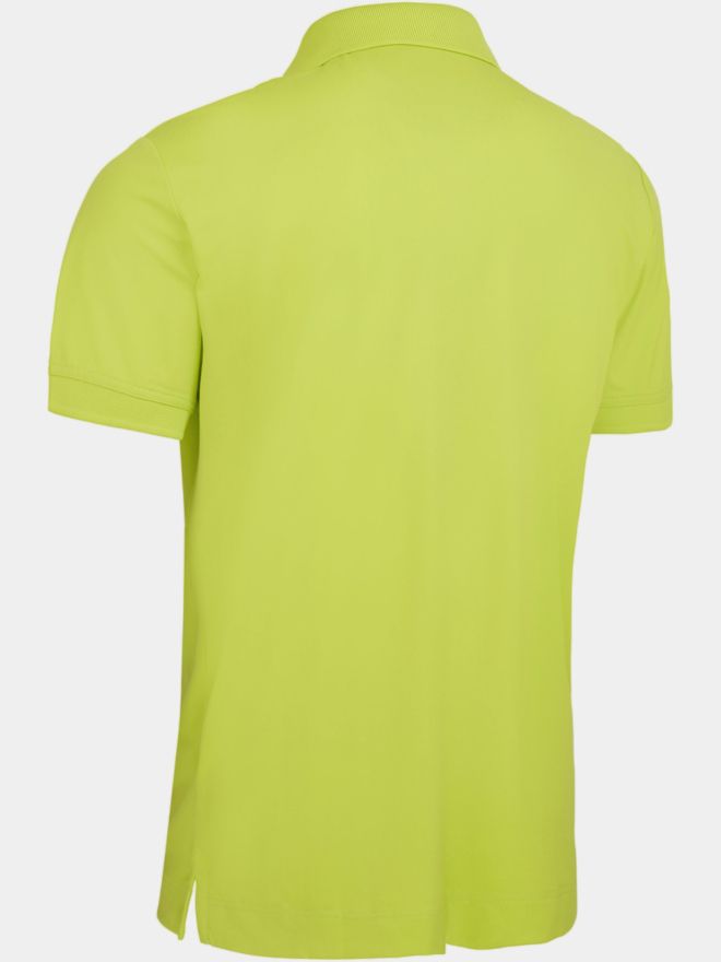 Callaway SOLID RIBBED Halbarm Polo lime
