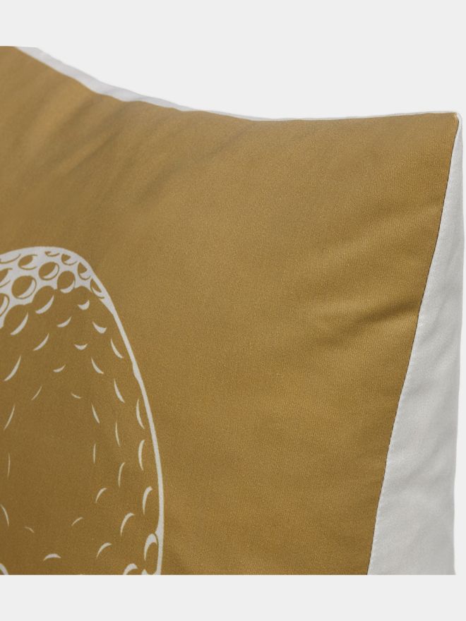 Golf House Kissen Golfball gelb