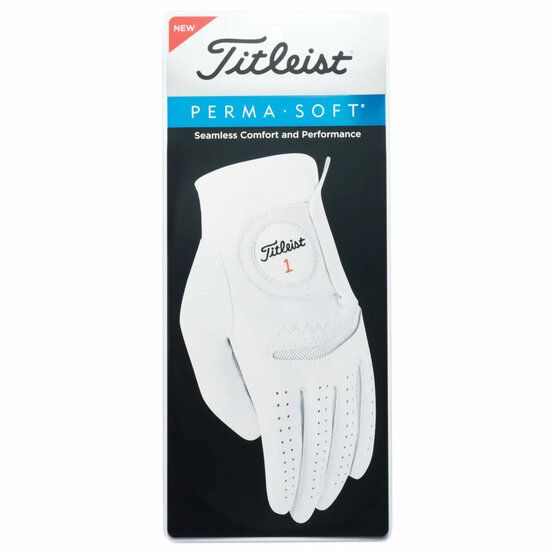 Titleist Perm-Soft golfová rukavice na levou ruku bílá